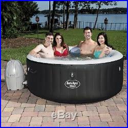 Bestway 54124 SaluSpa 4-Person Round Inflatable Hot Tub Spa with Pump (Open Box)