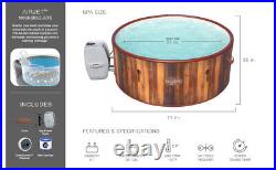 Bestway 7 Person Portable Inflatable Hot Tub Spa Pool 60026E 71 in. X 26 in Tool