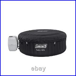 Bestway Coleman AirJet Inflatable Hot Tub withEnergySense Cover, Blk(Open Box)
