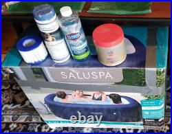 Bestway Hawaii SaluSpa 6 Person Inflatable Square Hot Tub +$100+Supplies Filters