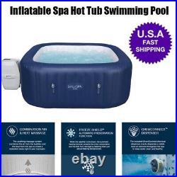 Bestway Inflatable Adult Pool Tub Pump Spa Warm Hot Tub Spa+Pump 60022E US Ship