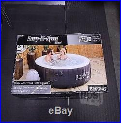 Bestway L&G 54124 Lay-Z-Spa Miami Inflatable 192Gal(71 x 26) 4 Person Hot Tub