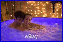 Bestway Lay-Z-Spa Paris Inflatable Hot Tub 4-6 People LED Lighting\