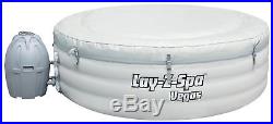 Bestway Lay-Z-Spa Vegas 6 Person Inflatable Heated Round Hot Tub Grey Argos