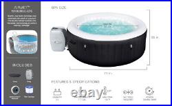 Bestway-Portable Inflatable Hot Tub Spa Pool With pump Kit 60002E 2-4 Person