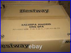 Bestway SaluSpa 71 in. X 26 in. Madrid 177 Gal Inflatable Hot Tub 104? F Max Temp