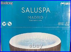Bestway SaluSpa 71 in. X 26 in. Madrid AirJet Inflatable Spa/Hot Tub BRAND NEW