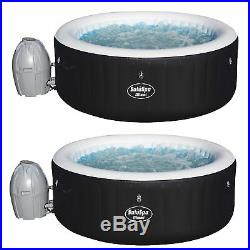 Bestway SaluSpa 71 x 26 Inch Inflatable Portable 4-Person Spa Hot Tub (2 Pack)