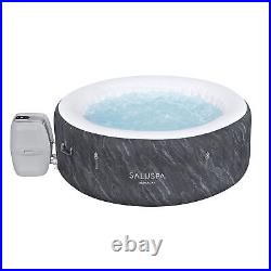 Bestway SaluSpa Boracay AirJet Inflatable Hot Tub with 120 Soothing Jets, Gray