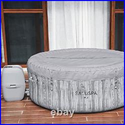 Bestway SaluSpa Fiji AirJet Inflatable Hot Tub with EnergySense Cover, Grey