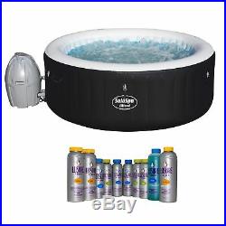 Bestway SaluSpa Inflatable Hot Tub Spa Jacuzzi with Luxurious Spa Support Kit