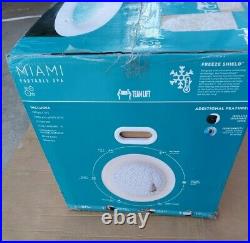 Bestway SaluSpa Miami 4 Person Inflatable Hot Tub with Spa Chemical Treatment