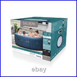Bestway SaluSpa Milan AirJet Inflatable Hot Tub with EnergySense Cover, Blue(Used)