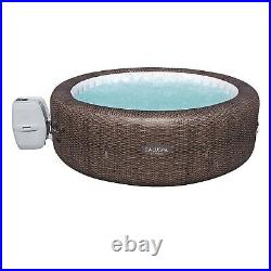 Bestway SaluSpa St Moritz AirJet Inflatable Hot Tub with 180 Soothing Jets, Brown