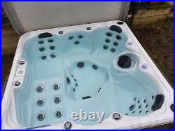 Blue whale hot tub spa