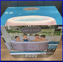 Brand New Boxed Lay-Z-Spa Cancun AirJet 4 Person Hot Tub with Freeze Shield