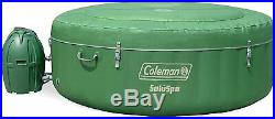 Brand New Coleman SaluSpa Inflatable Hot Tub Spa Green & White In Hand