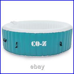 CO-Z Portable Inflatable Hot Tub Spa w Air Jets & Pump & Cover 2-6 Person NEW US