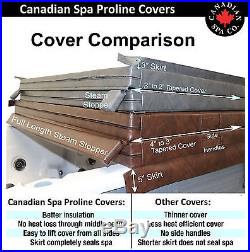 Canadian Spa Proline Hot Tub Cover 78in x 78in Fast Delivery Brown Cover