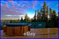 Cedar Wood Hot Tub -Propane or Natural Gas seats 8