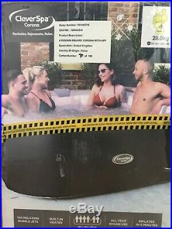 CleverSpa 4-6 person Hot tub (Corona) spa + Insulating Top Cover + Accessories