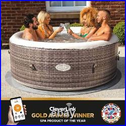 Cleverspa Maevea 4 Person Inflatable Hot Tub With Cleverlink App