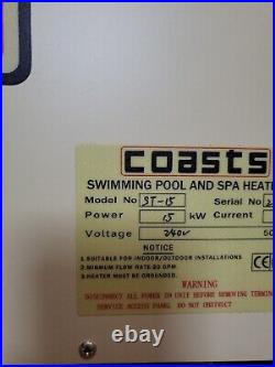 Coasts C15KW ST-15 WATER HEATER THERMOSTAT for SWIMMING POOL POND SPA Bathtub