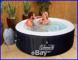 Coleman 4 Person Inflatable Portable Hot Tub Spa Jacuzzi Heated Bubble Massage