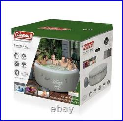 Coleman 71 x 26in 2-4PPL Tahiti Airjet Hot Tub Spa GREY IN HAND FAST SHIP
