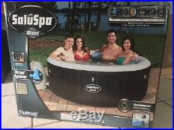 Coleman Indoor & Outdoor Inflatable Hot Tub Spa 71x26 Jacuzzi Black