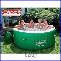 Coleman Lay-Z Inflatable Hot Tub Massage Portable Cushioned Spa Pool 4-6 People