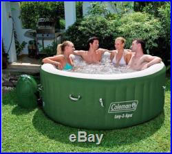 Coleman Lay-Z-Spa 77 x 28 Inflatable Spa Portable 4-Person Hot Tub
