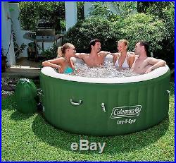 Coleman Lay-Z-Spa 77 x 28 Inflatable Spa Portable 4 Person Hot Tub Outdoor cj