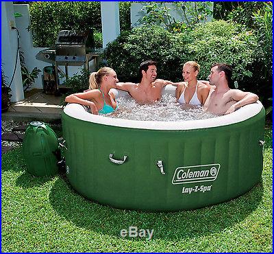 Coleman Lay-Z-Spa Inflatable 4-Person Hot Tub w/ Six Filter Cartridges