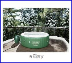 Coleman Lay-z Inflatable Massage Outdoor Portable Spa Hot Tub for 4 to 6 People