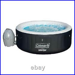 Coleman SaluSpa 4 Person Inflatable Hot Tub Spa + 12 Filter Cartridge Refills