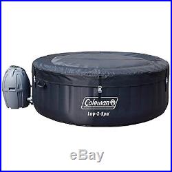 Coleman SaluSpa 4-Person Portable Inflatable Outdoor Spa Hot Tub Black