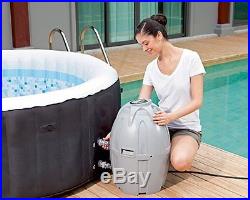 Coleman SaluSpa 4-Person Portable Inflatable Outdoor Spa Hot Tub Black