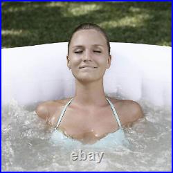 Coleman SaluSpa 4 Person Portable Inflatable Square Hot Tub & 12 Bestway Filters