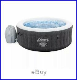 Coleman SaluSpa 4 Person Round Portable Inflatable Outdoor Hot Tub Spa 71 x 26
