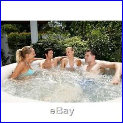 Coleman SaluSpa 6 Person Inflatable Outdoor Spa Jacuzzi Bubble Massage Hot Tub