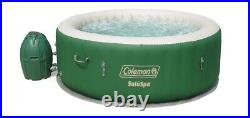 Coleman SaluSpa Inflatable Hot Tub Spa, Green & White 77 X 28. In-Hand Ship FAST