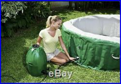 Coleman SaluSpa Inflatable Jet Hot Tub Spa Green / White 77 x 28 JACUZZI