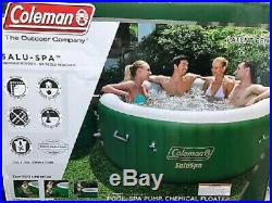 Coleman SaluSpa Lay-Z-Massage 77x28 Inch 6-Person Inflatable Hot Tub Spa Jacuzzi