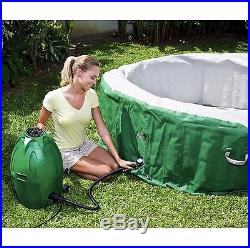 Coleman SaluSpa Lay-Z-Massage 77x28 Inch 6-Person Inflatable Spa Hot Tub, 90363E