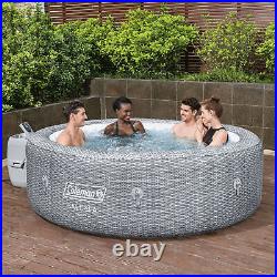 Coleman SaluSpa Sicily AirJet Inflatable Hot Tub with 180 Soothing Jets, Gray