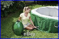 Coleman Saluspa Inflatable Hot Tub Spa Jacuzzi Green White 77 X 28 4-6 Person