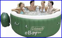 Coleman Saluspa Inflatable Hot Tub Spa Jacuzzi Green White 77 X 28 4-6 Person