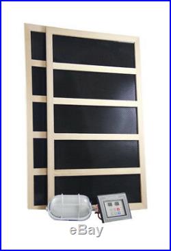 Complete Infrared Sauna Heater Package 600 Watts -Digital Controller-120VAC