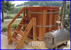Complete Wood Fired Hot Tub 4 person